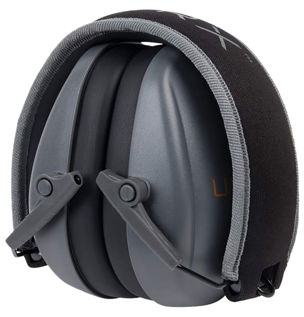 Allen Ultrax Slim Profile 23 dB Gray Over-the-Head Earmuffs — view 2