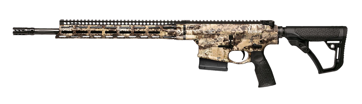 Daniel Defense DD5 V4 Hunter 260 Rem 18" 5+1 Semi-Auto Rifle - Kryptek Highlander — view 2