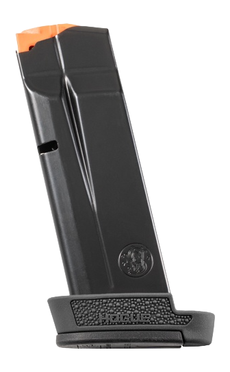 Hogue OverMolded Rubber Grip Extension Base Pad - S&W M&P 9 Shield Plus 13-Rd Black — view 2