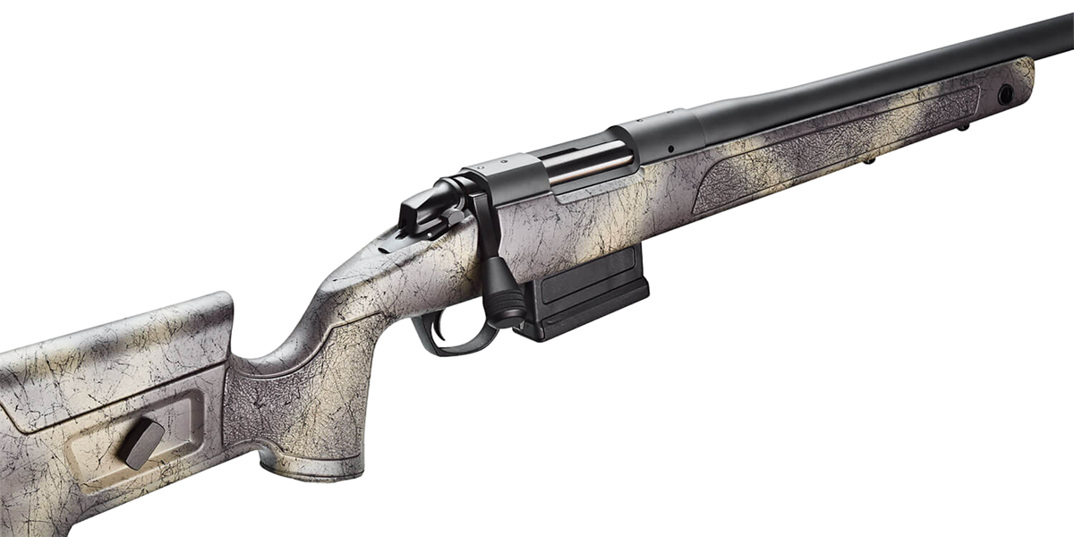 Bergara Rifles B-14 Wilderness HMR 308 Win 20" 5+1 Bolt-Action Rifle - Sniper Gray Cerakote, Woodland Camo — view 2
