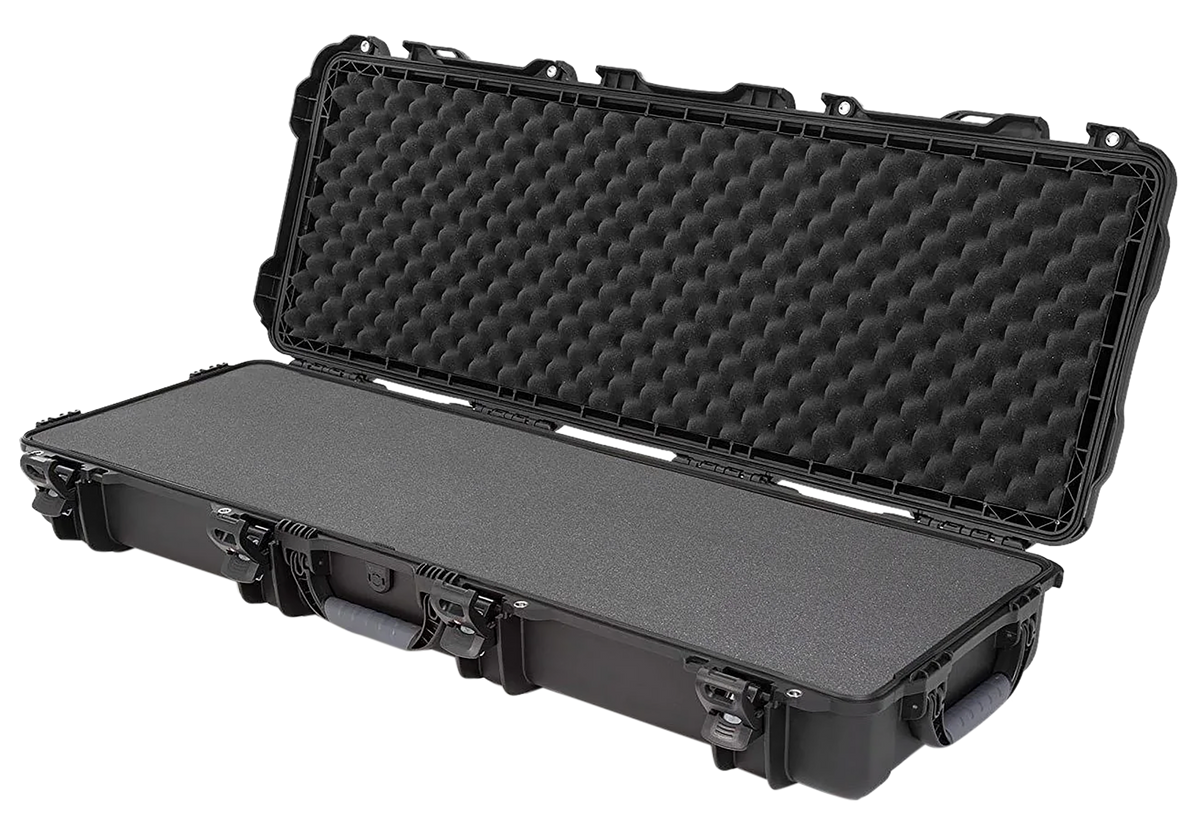 Nanuk 990 47" Black Polymer Tactical Rifle/Takedown Shotgun Case w/ Foam & Wheels — view 2