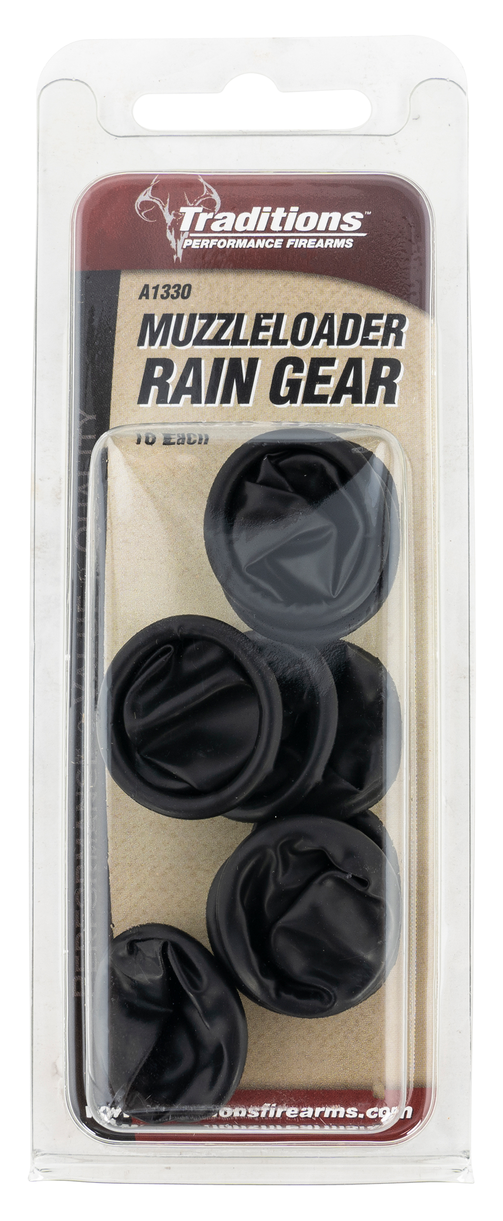 Traditions A1330 Muzzleloader Rain Gear Black 10 Pack — view 2