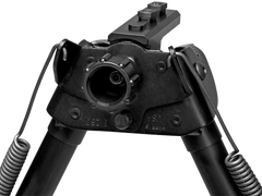 Harris S-BR2M-LOK Swivel Bipod M-LOK 6-9" Self-Leveling Legs Rubber Feet - Black Steel/Aluminum — view 2