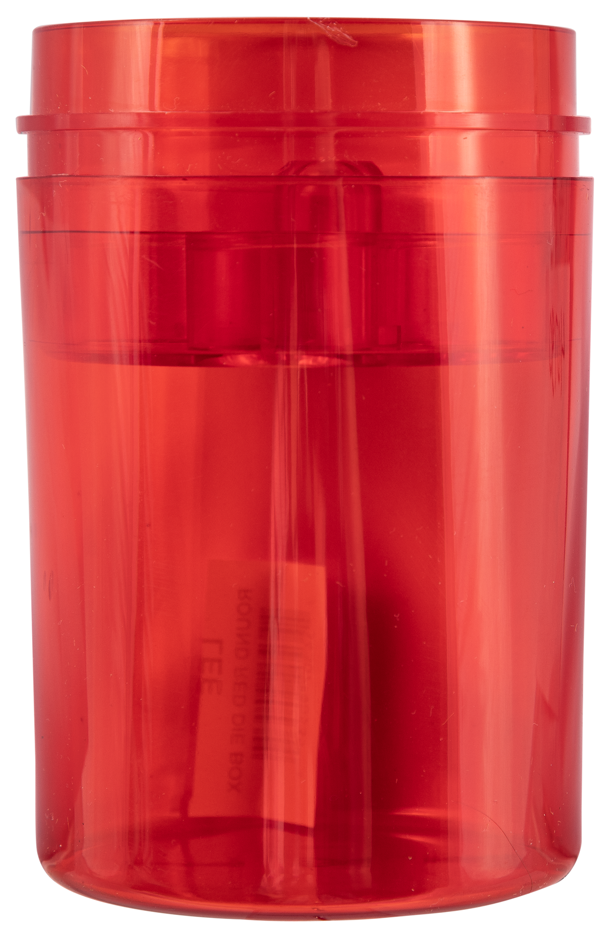 Lee 90535 Round Die Storage Box Red Multi-Caliber 3-Die Capacity — view 2