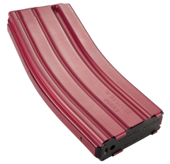 DuraMag Speed AR-15 30rd .223 Rem/5.56/300 Blackout Red Aluminum Magazine w/ Black Follower — view 2