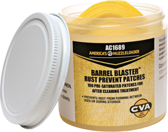 CVA Barrel Blaster Pre-Lubed Cotton Cleaning Patches 100-Pack — view 2