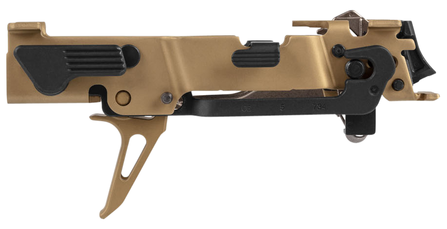 Sig Sauer P320 Custom Works Fire Control Unit 9mm Luger/40 S&W/357 Sig Gold Nitride Titanium Frame — view 2