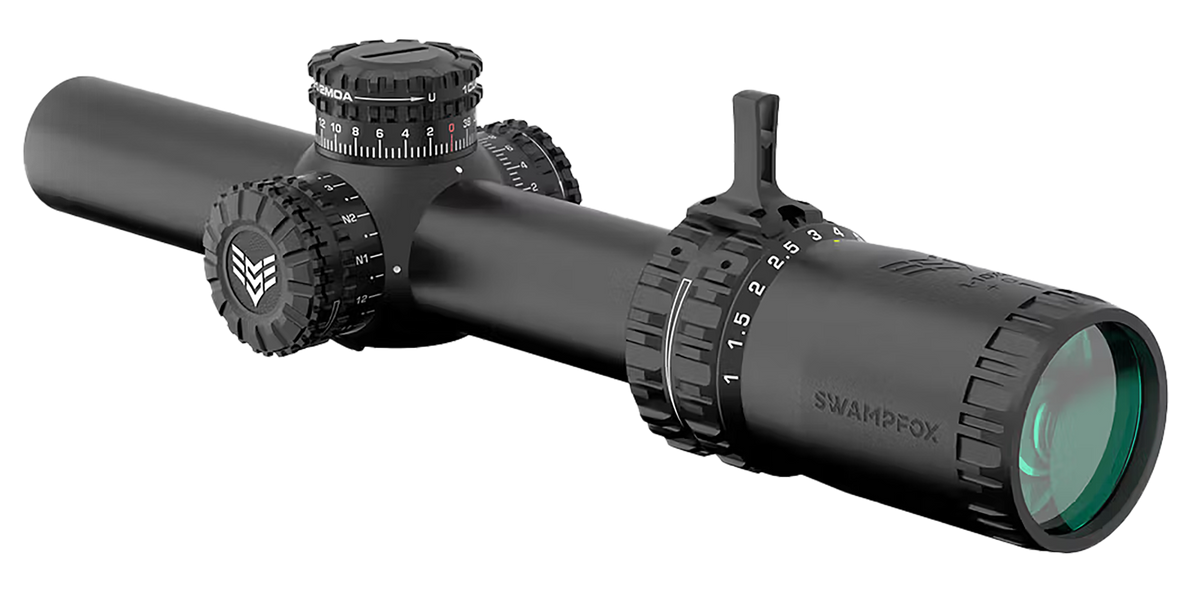 Swampfox Optics Arrowhead 1-6x24mm 30mm Tube SFP LPVO Riflescope - Guerrilla Dot MIL Red Reticle — view 2