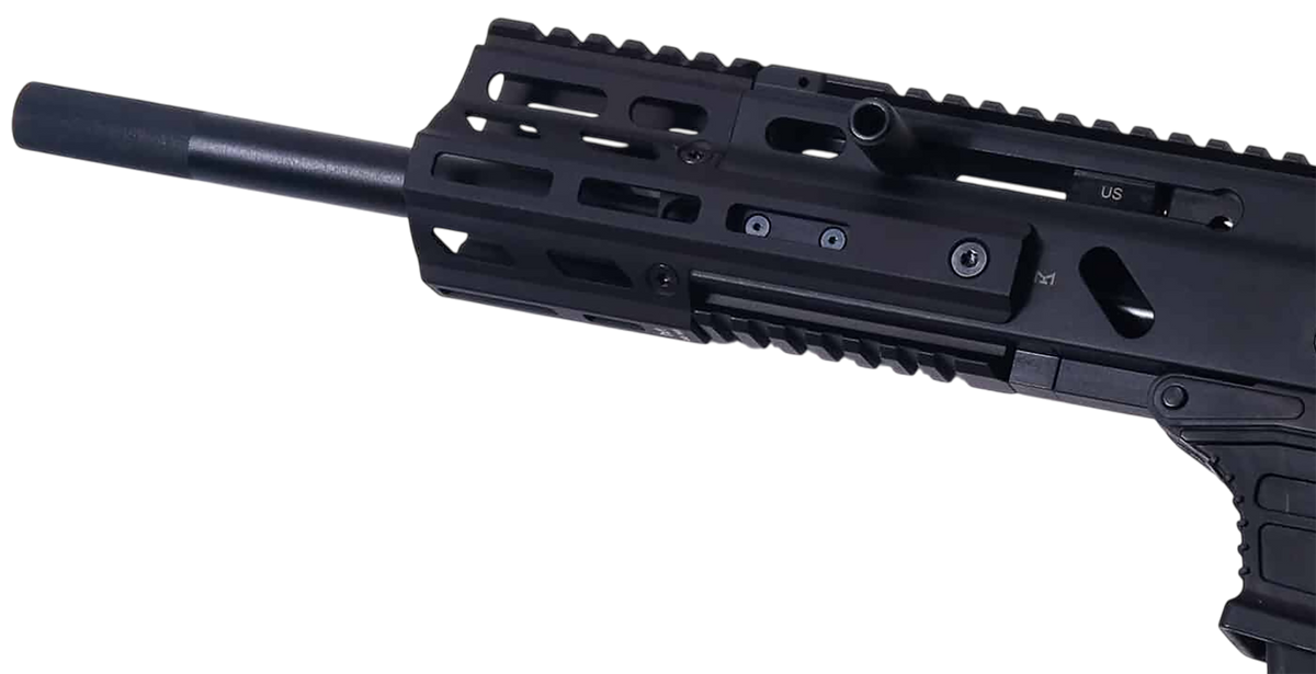Kinetic Development Group SMX6 Stribog SP9 6" Muzzle Extension - Black Steel — view 2