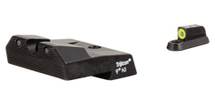 Trijicon HD XR Night Sight Set Green Tritium Yellow Outline Front - CZ P-10/P-10C — view 2