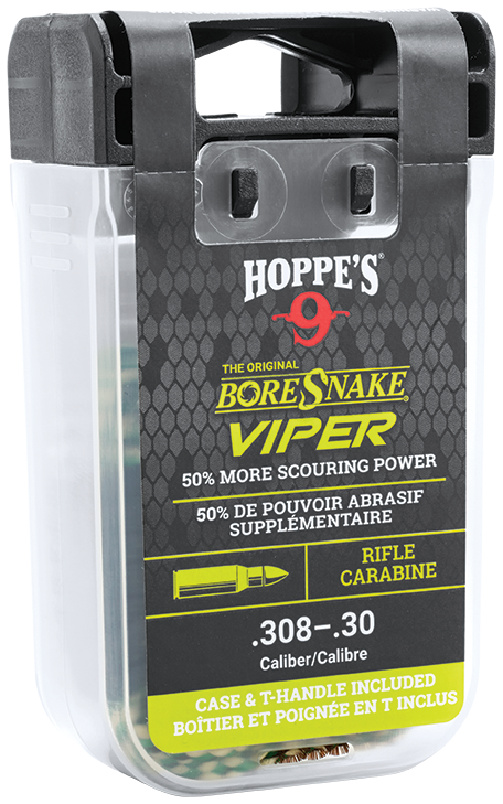 Hoppes BoreSnake Viper .30/.308 Cal Rifle Bore Cleaner Rope - Bronze Bristle — view 2