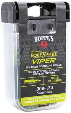 Hoppes BoreSnake Viper .30/.308 Cal Rifle Bore Cleaner Rope - Bronze Bristle — view 2