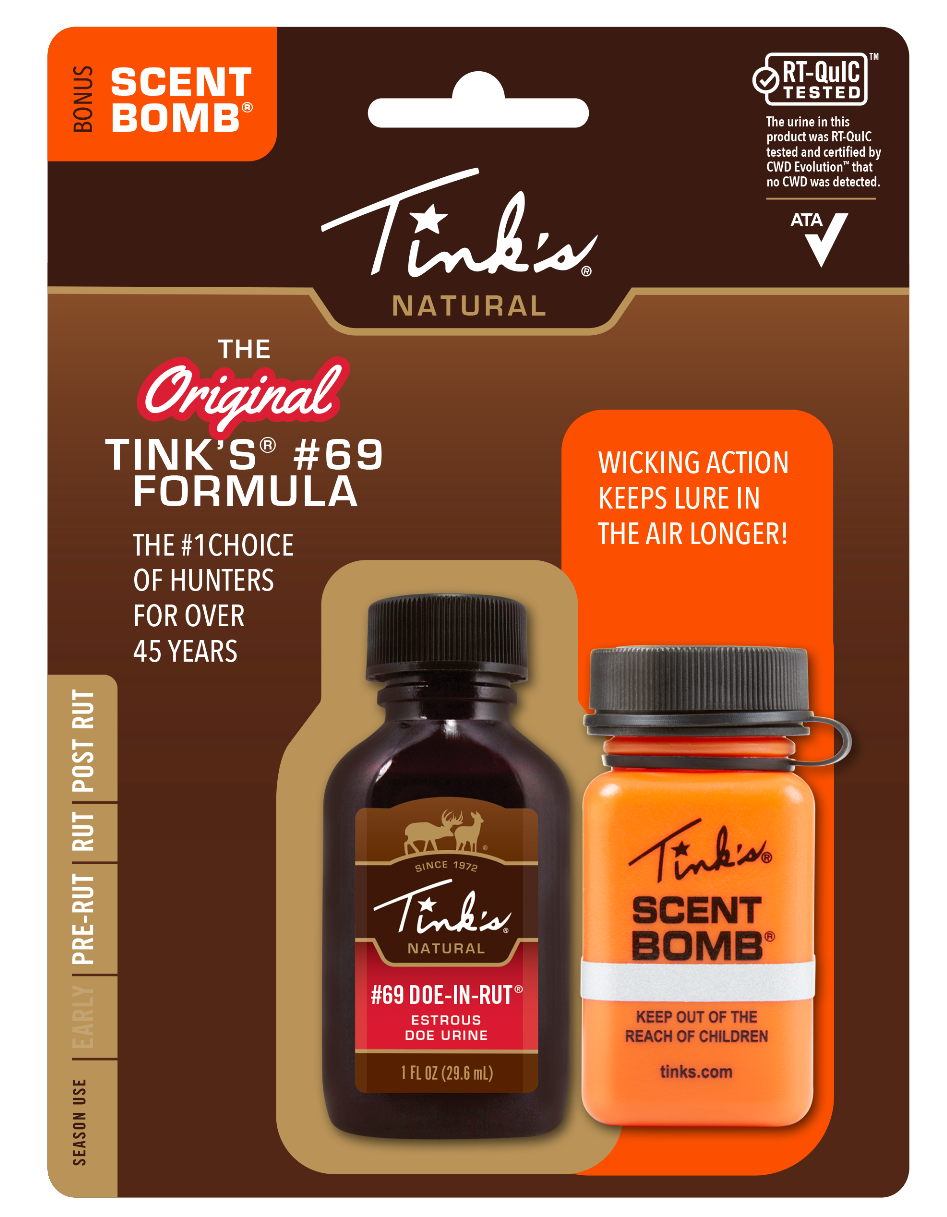 Tinks #69 Doe-In-Rut Value Pack Deer Attractant 1oz Squeeze Bottle w/ Scent Bomb — view 2