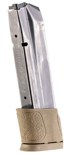 Smith & Wesson M&P 45 ACP 14rd Steel Magazine - Brown Base Plate — view 2