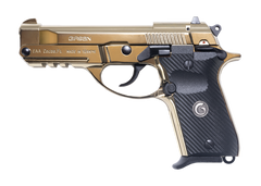 EAA Girsan MC 14T Solution 380 ACP 4.50" 13+1 Semi-Auto Pistol - Gold Plated — view 2