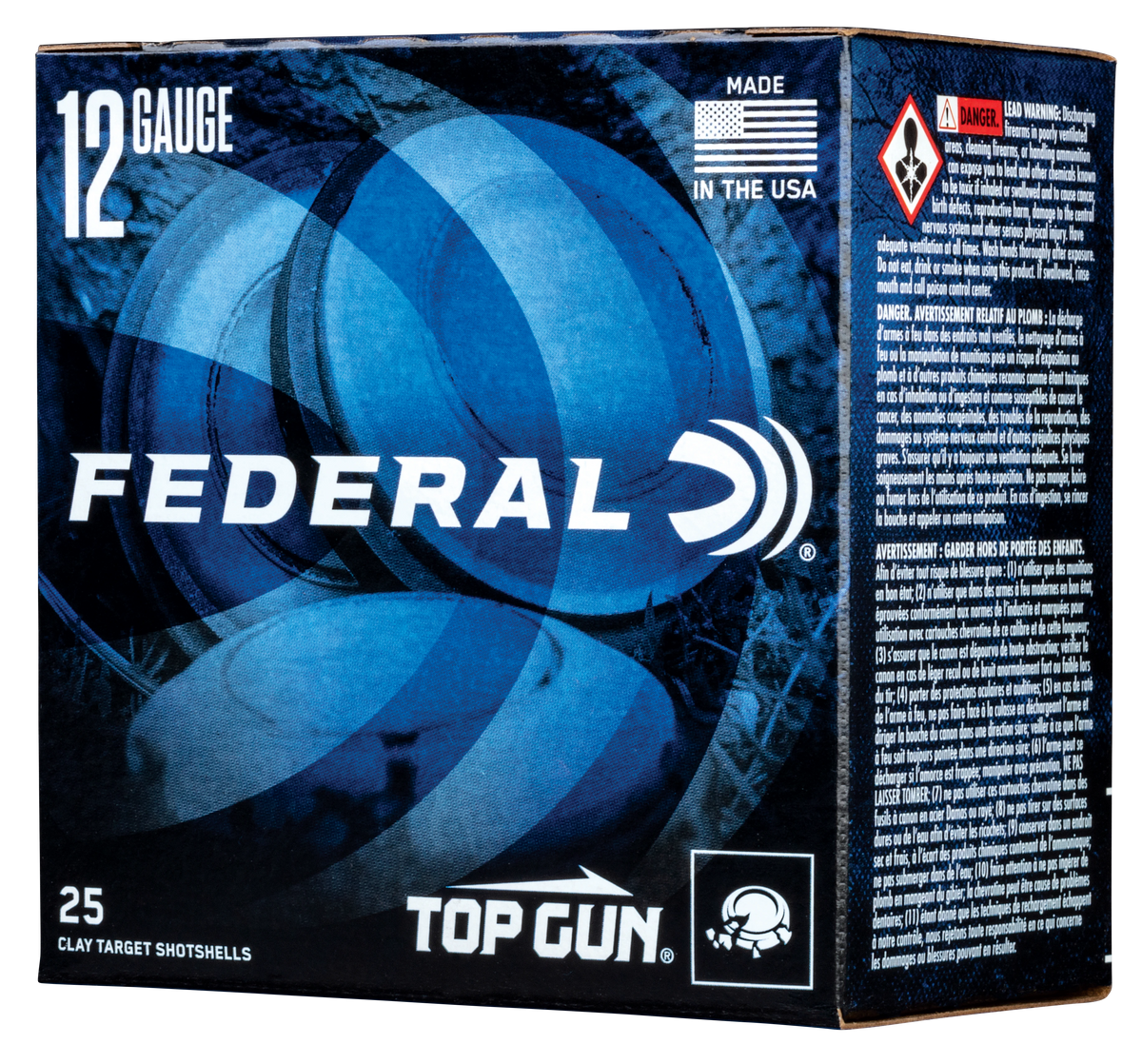 Federal TG12175 Top Gun  12Gauge 2.75" 1oz 7.5Shot 25 Per Box/10 Case — view 2
