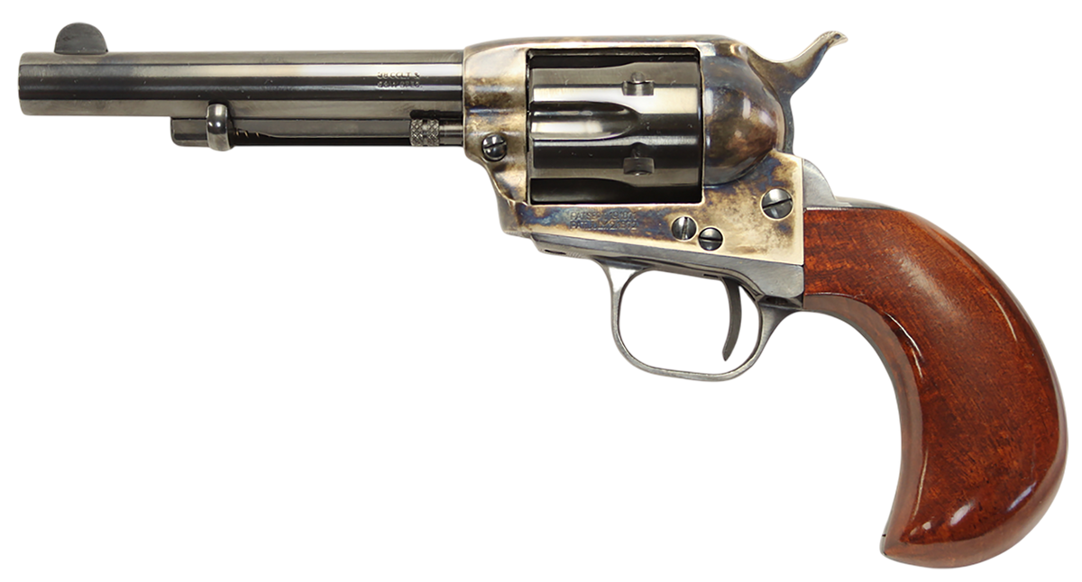 Taylor's & Company Stallion 38 Special 4.75" 6-Rd SAO Revolver - Walnut Birdshead Grip — view 2
