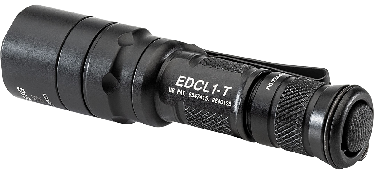 Surefire EDCL1-T Everyday Carry Light 1 5/500 Lumens White LED Flashlight - Black Anodized — view 2