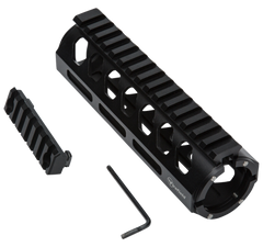 Firefield Edge 6.62" 2-Piece M-LOK Carbine Handguard 6061-T6 Aluminum Matte Black AR-15 — view 2
