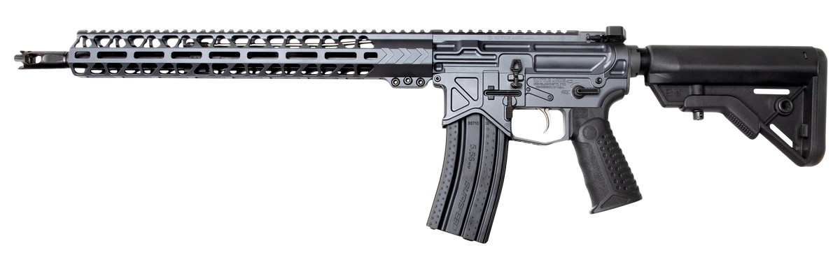 Battle Arms Development Authority Elite 223 Wylde 16" 30+1 Semi-Auto AR-15 Rifle - Gray Stock — view 2