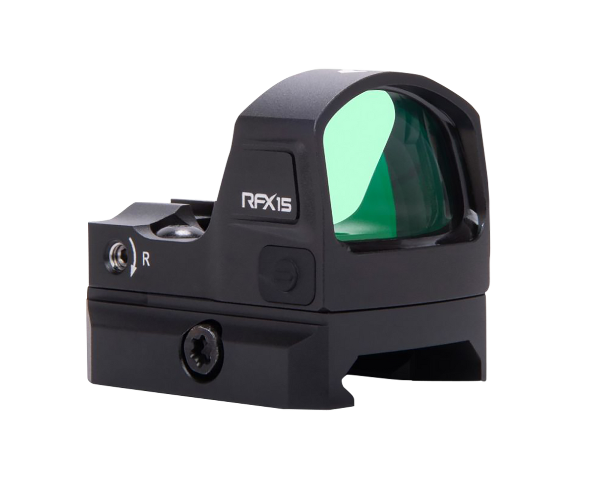 Viridian RFX15 1x 3 MOA Green Dot Reflex Sight with Shield & Picatinny Mount - Black — view 2
