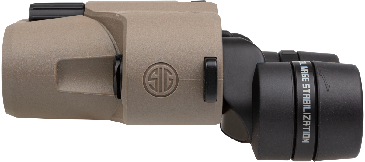 Sig Sauer Electro-Optics Zulu6 HDX 10x30mm Roof Prism Binoculars w/ Optical Image Stabilization - Flat Dark Earth — view 2