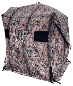 Muddy Twin Peaks Hub-Style Ground Blind - 58" x 58" x 70" Camo 600D Polyester — view 2
