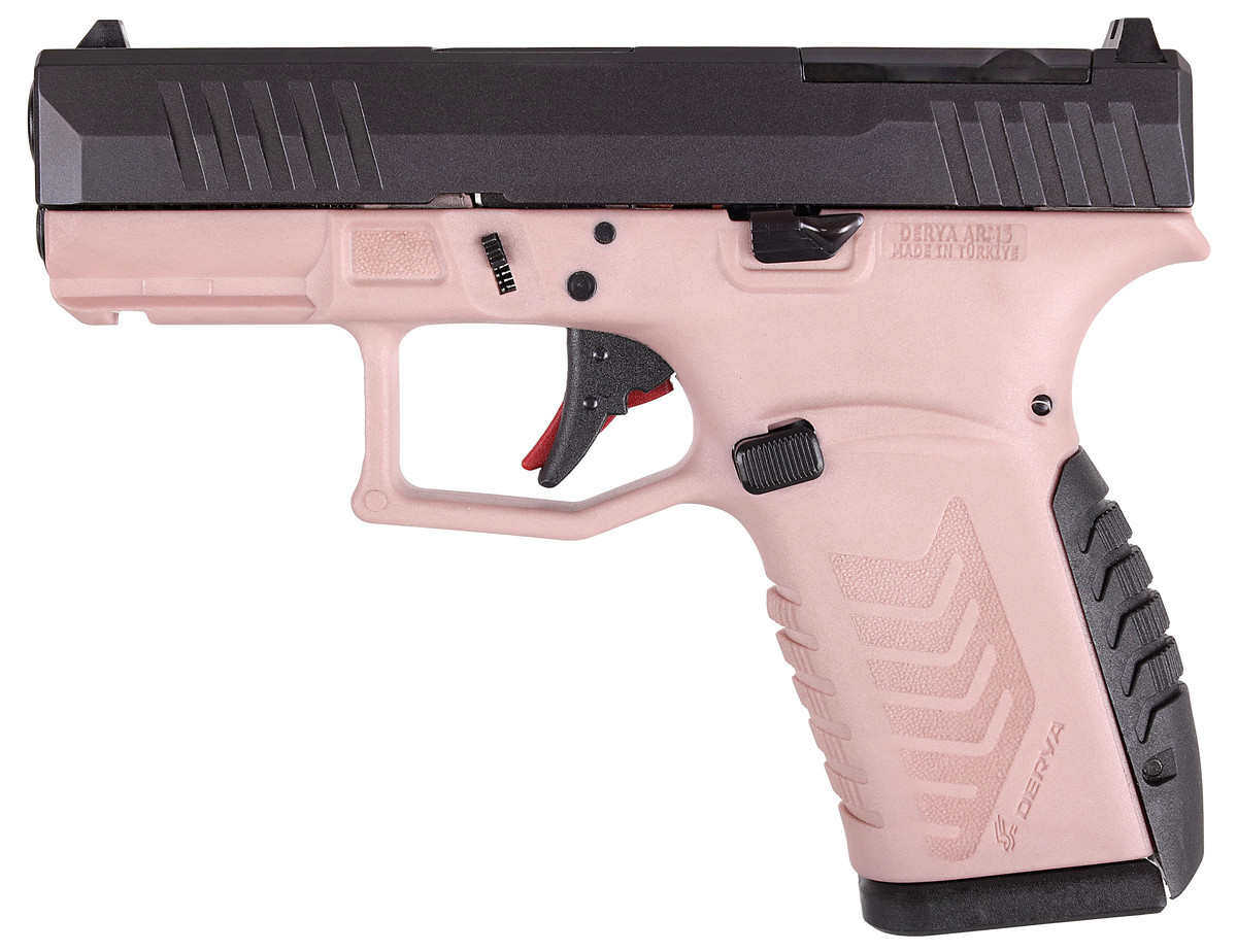Derya Firearms DY9Z 9mm Luger 3.5" 15+1 Semi-Auto Pistol - Pink/Black — view 2