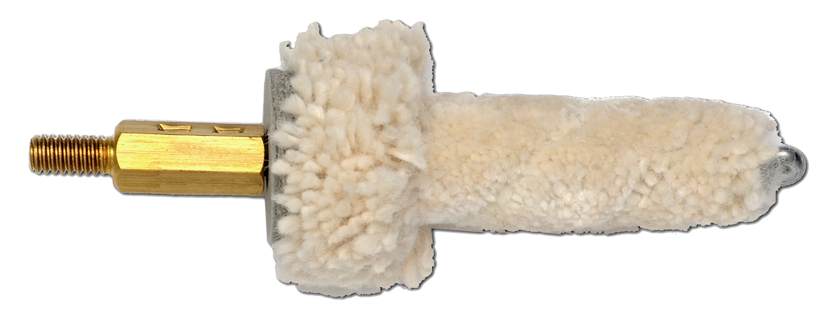 Pro-Shot MPCH223 Chamber Mop Military Style .223 Rem/5.56x45mm NATO #8-32 Thread Cotton Brass Core — view 2
