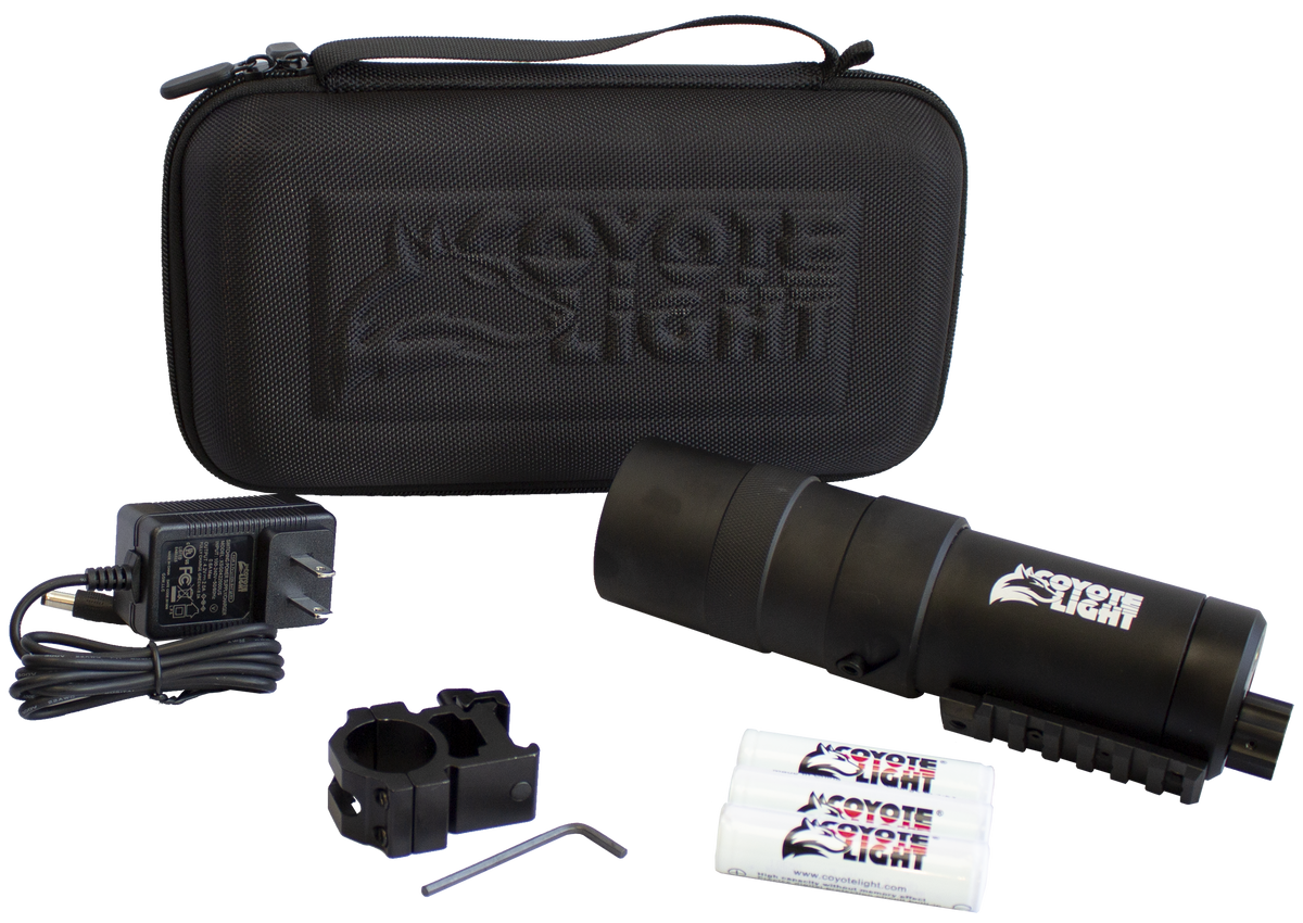 Coyote Light HMECLR Red LED Predator Hunting Light Matte Black 8.5" 18650 Rechargeable — view 2
