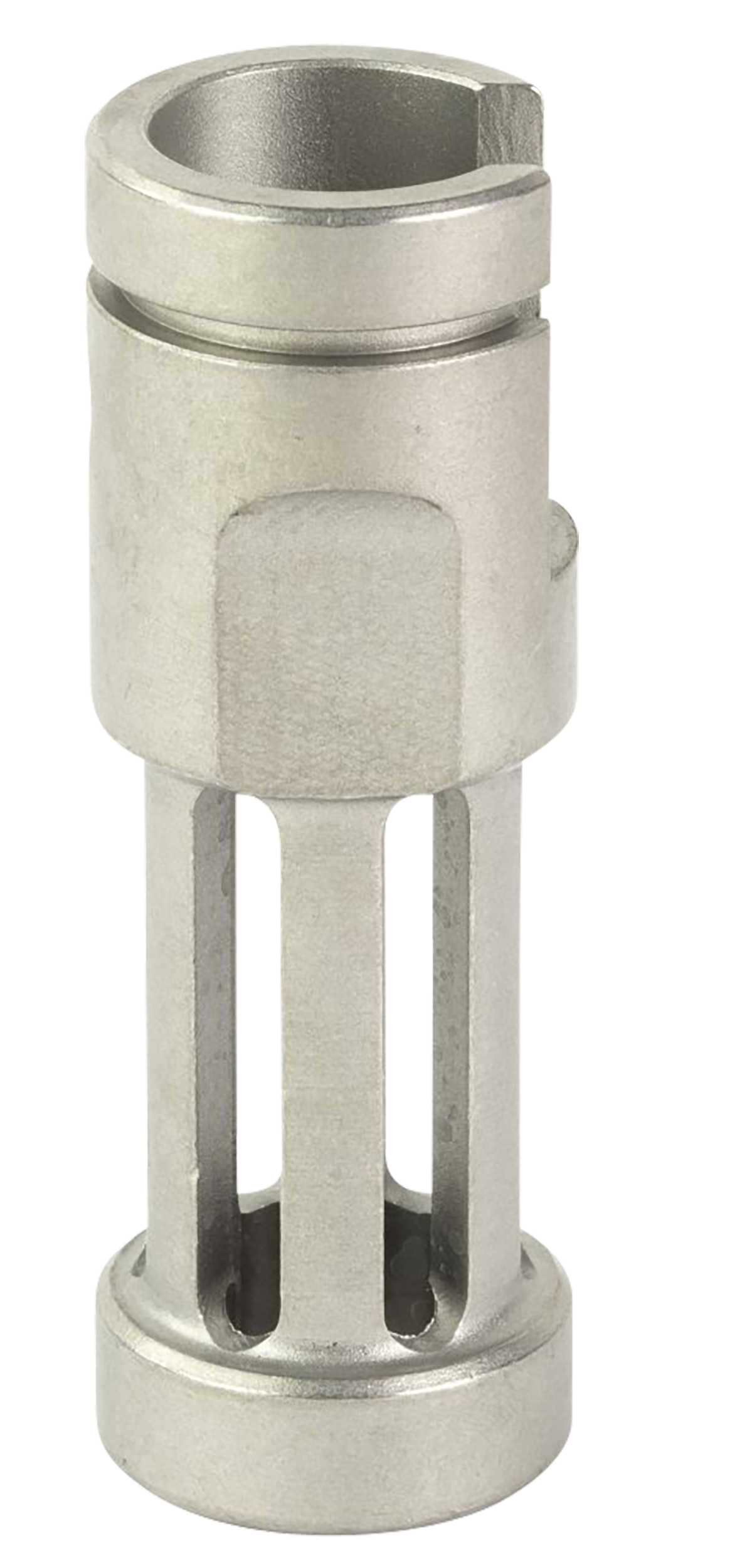 Samson Flash Hider Stainless Steel Slip-On for Ruger 10/22 - 2.5\" OAL — view 2