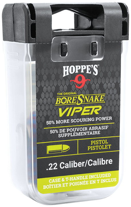Hoppes BoreSnake Viper .22 Cal Pistol Bore Cleaner Rope - Bronze Bristle — view 2