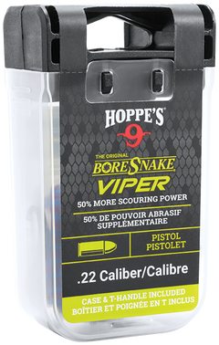 Hoppes BoreSnake Viper .22 Cal Pistol Bore Cleaner Rope - Bronze Bristle — view 2