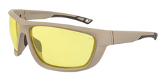 Radians Ducks Unlimited DUFF1 Full Frame Shooting Glasses Amber Lens Tan Frame — view 2