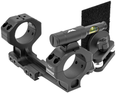 Warne 7818M Precision Cantilever Mount 30mm 0 MOA Black Anodized Scope Mount/Ring Combo — view 2