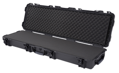 Nanuk 995 Waterproof Graphite Resin Rifle Hard Case 52" with Foam Padding & Lockable Latches — view 2