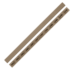 Magpul Industries M-LOK Rail Cover Type 1 Rubber Flat Dark Earth - 2 Pack — view 2