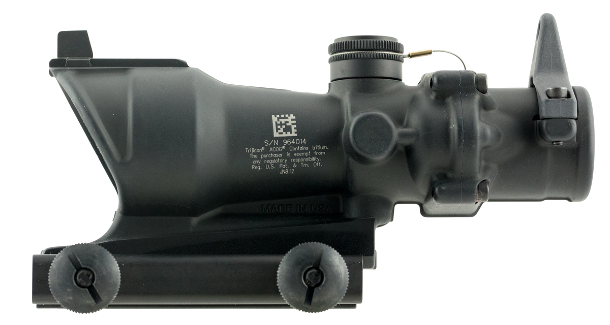 Trijicon 100091 ACOG 4x32mm .223 BDC Illuminated Amber Crosshair Riflescope - Black Hardcoat Anodized — view 2