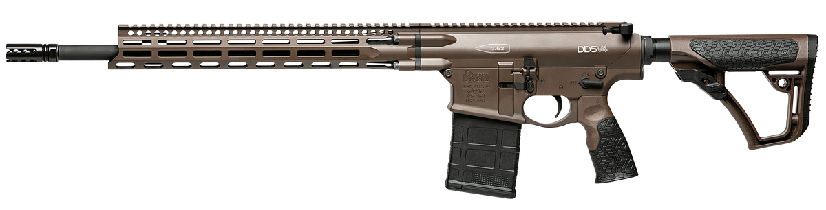 Daniel Defense DD5 V4 Gen II 7.62x51mm NATO 18" 20+1 Semi-Auto Rifle - Mil-Spec Brown Cerakote — view 2