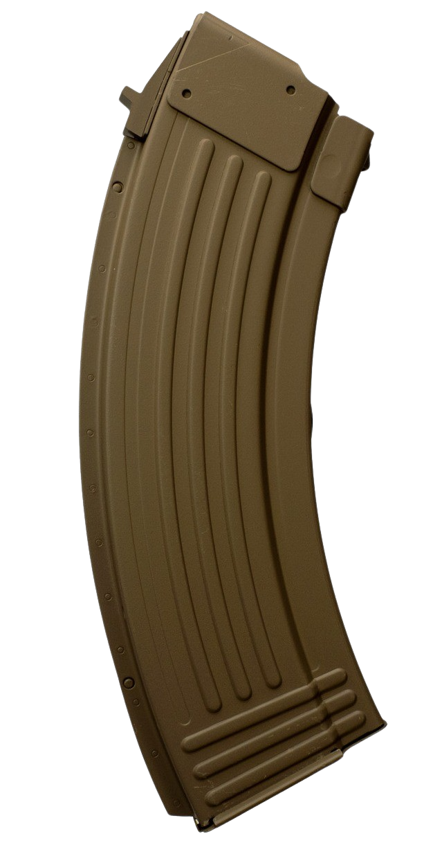 Global Ordnance AK-47 7.62x39mm 30rd Steel Magazine - Flat Dark Earth — view 2