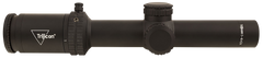 Trijicon Credo 1-4x24mm 30mm Tube LED Illuminated Green MRAD Ranging Riflescope - Matte Black — view 2