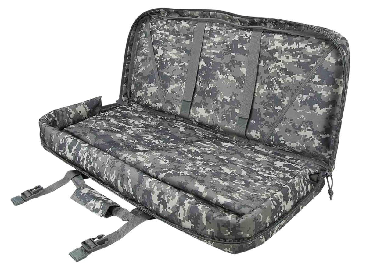 NcSTAR CVCPD2962D28 VISM Deluxe SubGun 28" Digital Camo Double Pistol Case — view 2