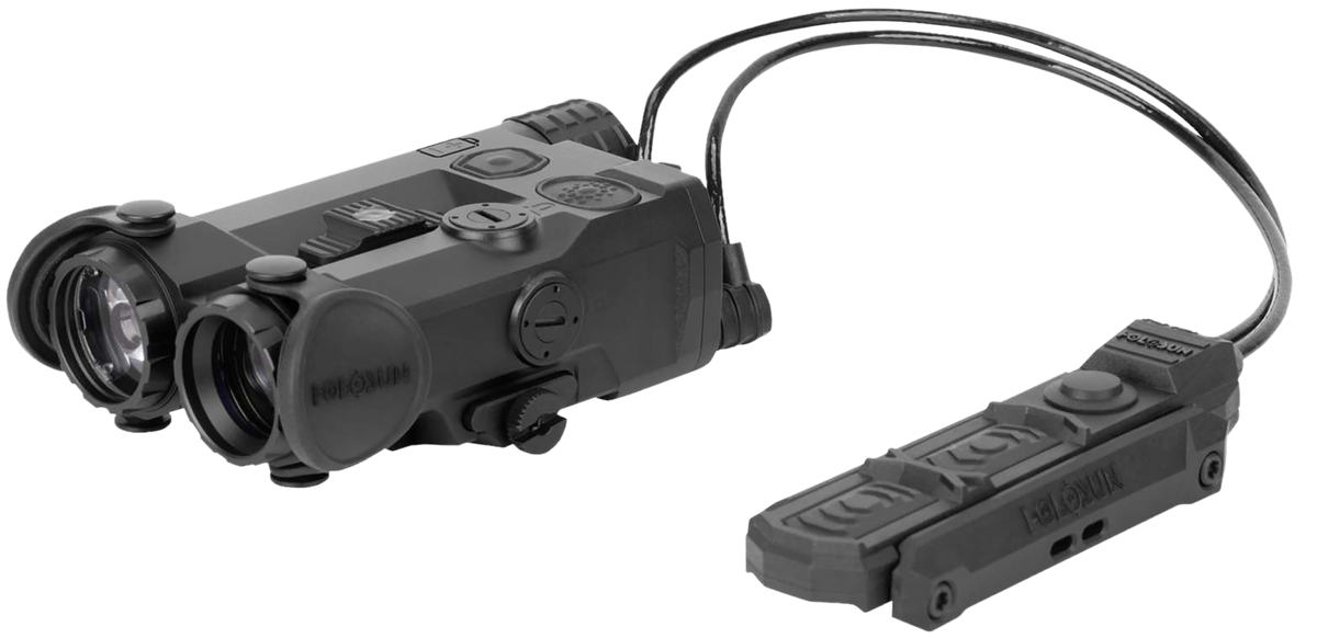 Holosun IRIS-RD4 Quad Red/IR Laser w/IR Illuminator & 1000L White Light - Black Aluminum — view 2