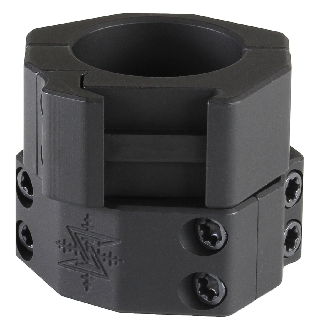 Seekins Precision Scope Rings 30mm AR High Matte Black Picatinny — view 2