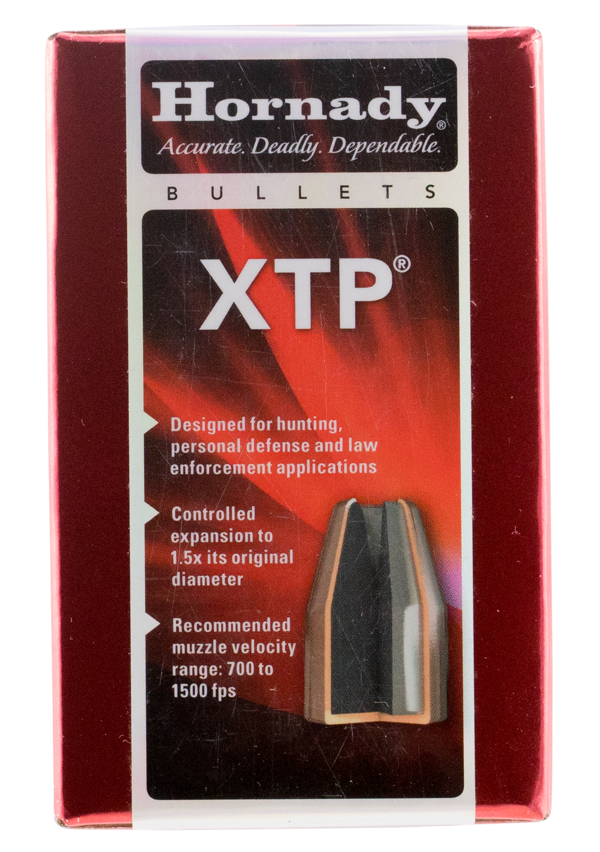 Hornady XTP 44 Cal .430 200 gr Hollow Point Reloading Bullets - 100/Box — view 2
