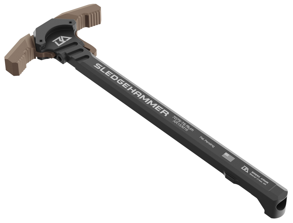 Breek Arms Sledgehammer AR-15/M16 Ambidextrous Charging Handle - Flat Dark Earth — view 2