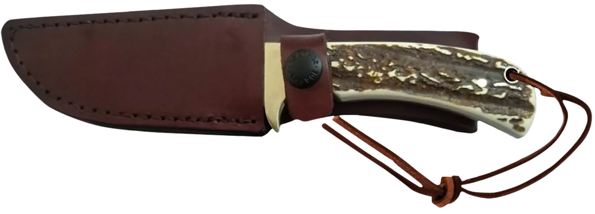 Uncle Henry Next Gen Staglon 4.25" Skinner Plain Satin Stainless Fixed Blade — view 2