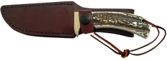 Uncle Henry Next Gen Staglon 4.25" Skinner Plain Satin Stainless Fixed Blade — view 2