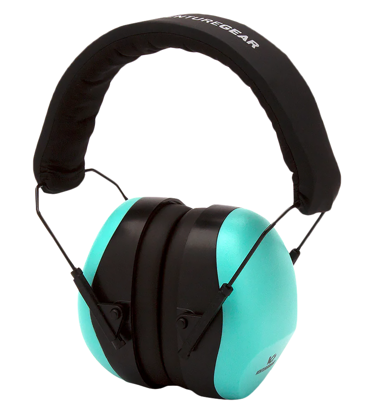 Pyramex Venture Gear V80 Muff 26 dB Over the Head Earmuffs w/32 dB Foam Earplugs - Orange/Black/Teal — view 2
