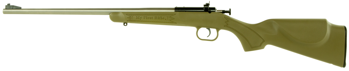 Crickett KSA2243 My First Rifle 22 LR 16.13" 1-Rd Bolt Action Rifle - Desert Tan Synthetic Stock — view 2
